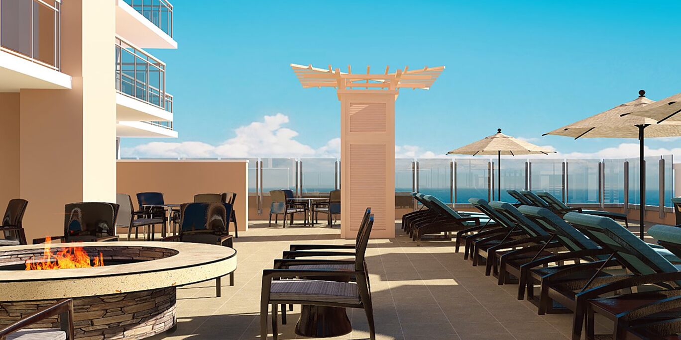 Stay at Oceanaire Resort - Ocean View Studio -- Get your Vacation On! Book Now!