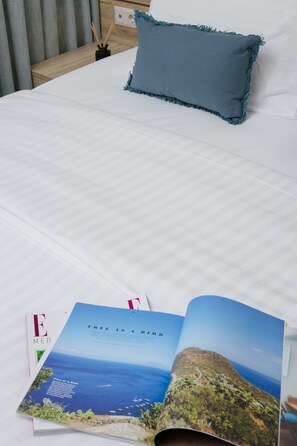 Kamar Double Ekonomi | Seprai katun Mesir, seprai premium, dan brankas