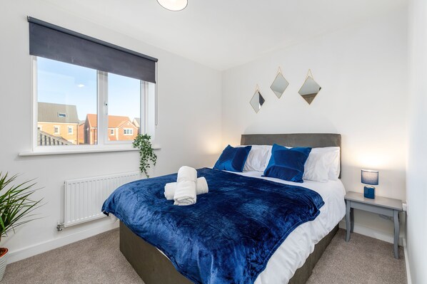 Hus, privat bad (Modern New Build House)