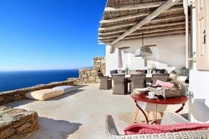 Superior Villa | Terrace/patio - White Rock Suites & Villas (Mykonos)