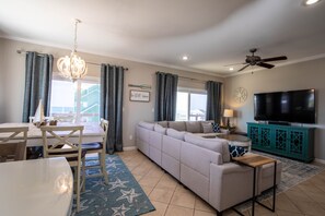 Smart TV, books, music library