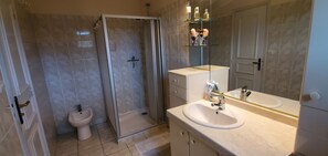Shower, hair dryer, bidet, soap - BRETON HOUSE 5MN WALK FROM SHOPS AND 2.5 KMS FROM THE BEACH (Saint-Pol-de-Leon)