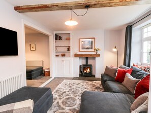 Cottage | Salle de séjour | Cheminée