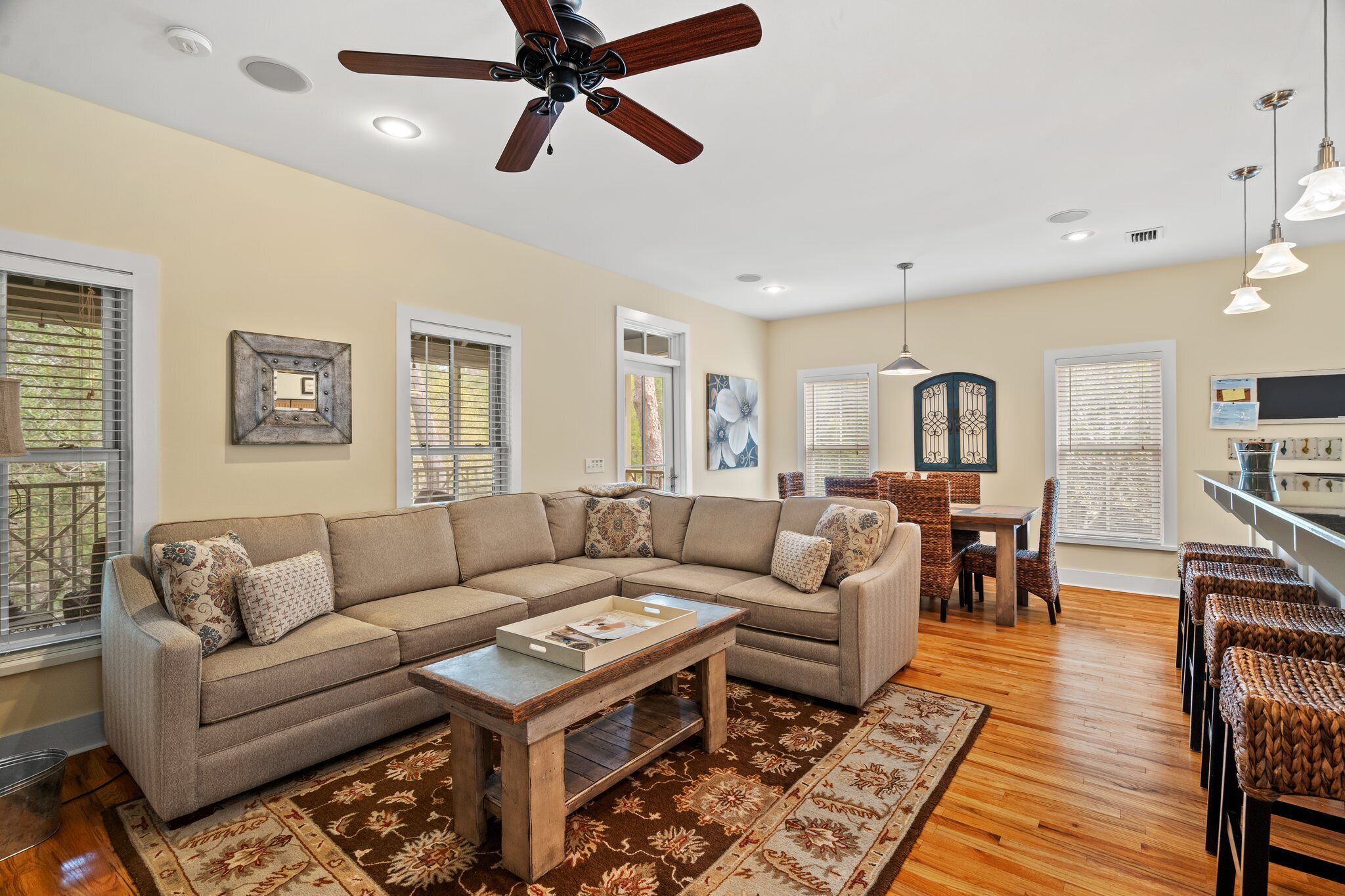 Family friendly cottage with community pool and gated beach access 