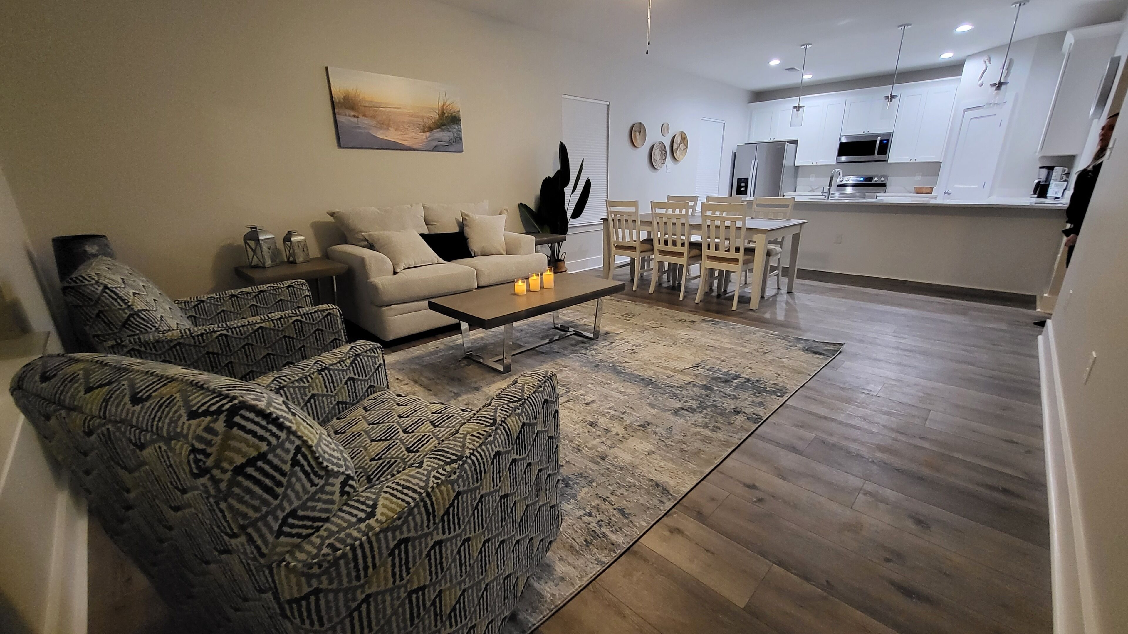 New Custom Home 1 block from beach and only minutes to downtown