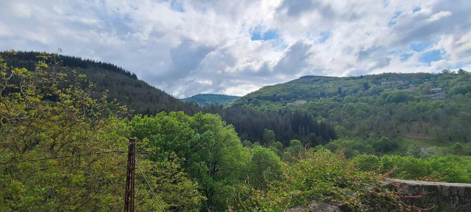 Vue depuis le gîte & la terrasse