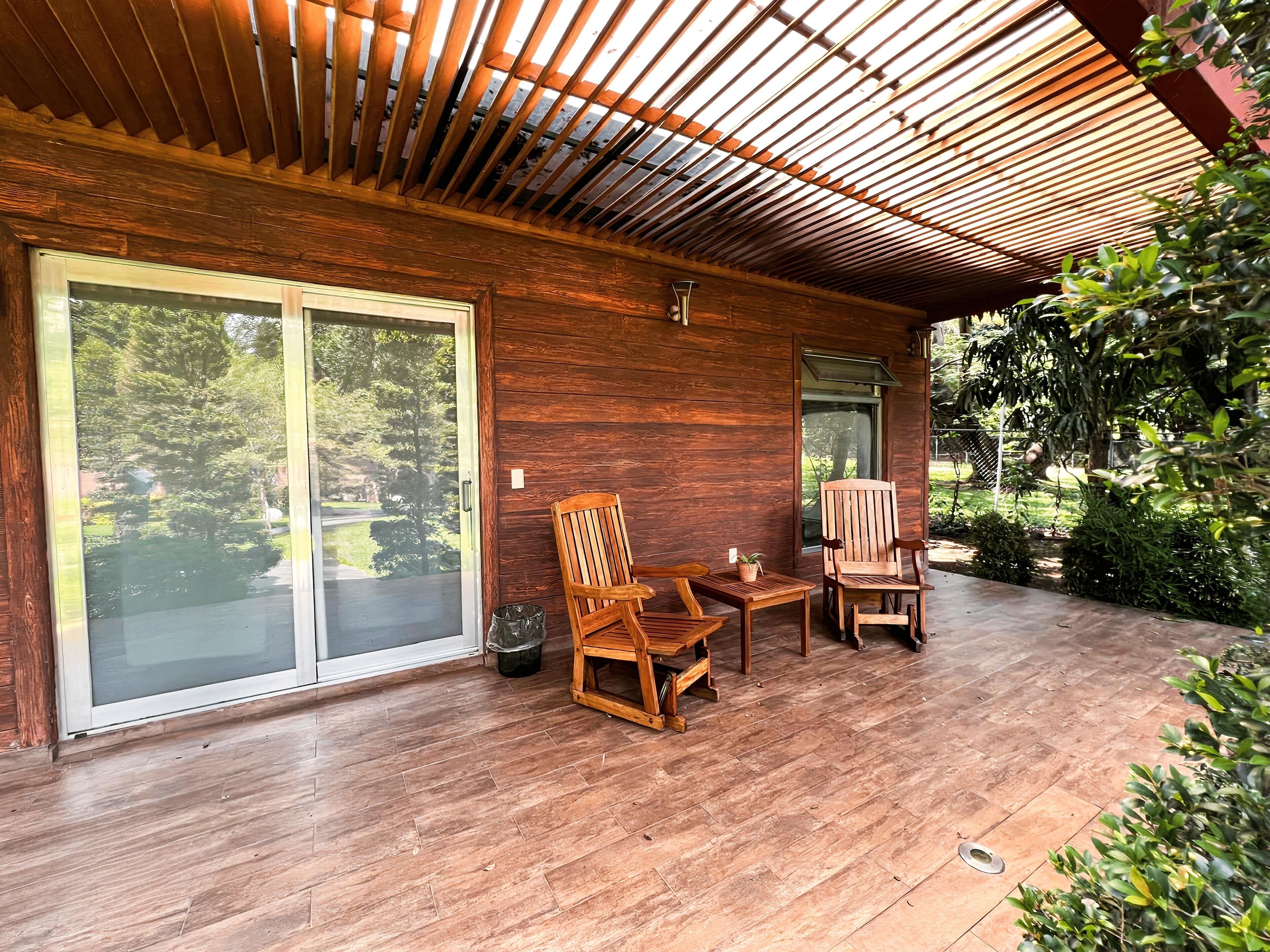 Villa familiar, 2 habitaciones, vista al jardín | Terraza o patio