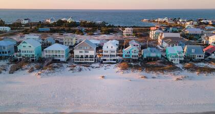 Fort Fun East - Serene Beachfront Home with Private Pool - Pets Welcome!