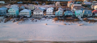 Fort Fun East - Serene Beachfront Home with Private Pool - Pets Welcome!
