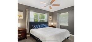 2 bedrooms, travel cot, free WiFi, bed sheets