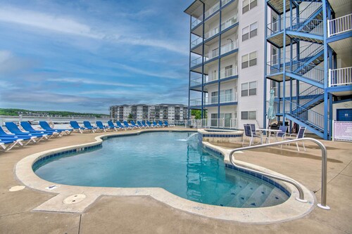 Boat Slip & Pool! Waterfront Lake Ozark Escape