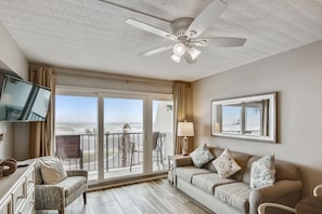 Condo, Multiple Beds, Ocean View | Living area | 40-inch TV with cable channels