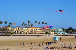 On the beach