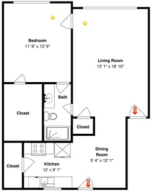 公寓式客房 (1 Bedroom) | 住宿服务设施