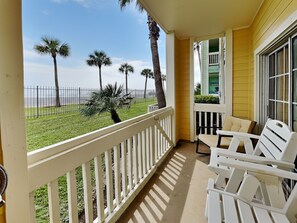 Condo (1 Bedroom) | Terrace/patio - Our Beach Break by Ryson Vacation Rentals (Galveston)