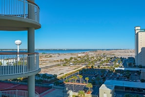 Gulf front Balcony