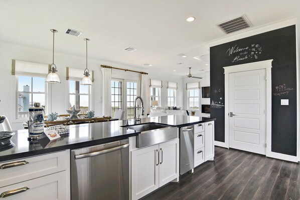 House (3 Bedrooms) | Property amenity - Wine Down by Ryson Vacation Rentals (Galveston)