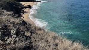 ビーチの近く、ビーチタオル