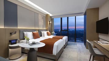 Studio Superior Twin | Premium bedding, minibar, in-room safe, desk