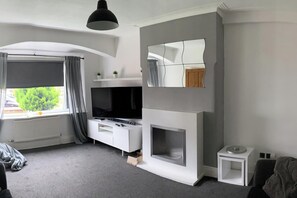 30-inch TV with cable channels