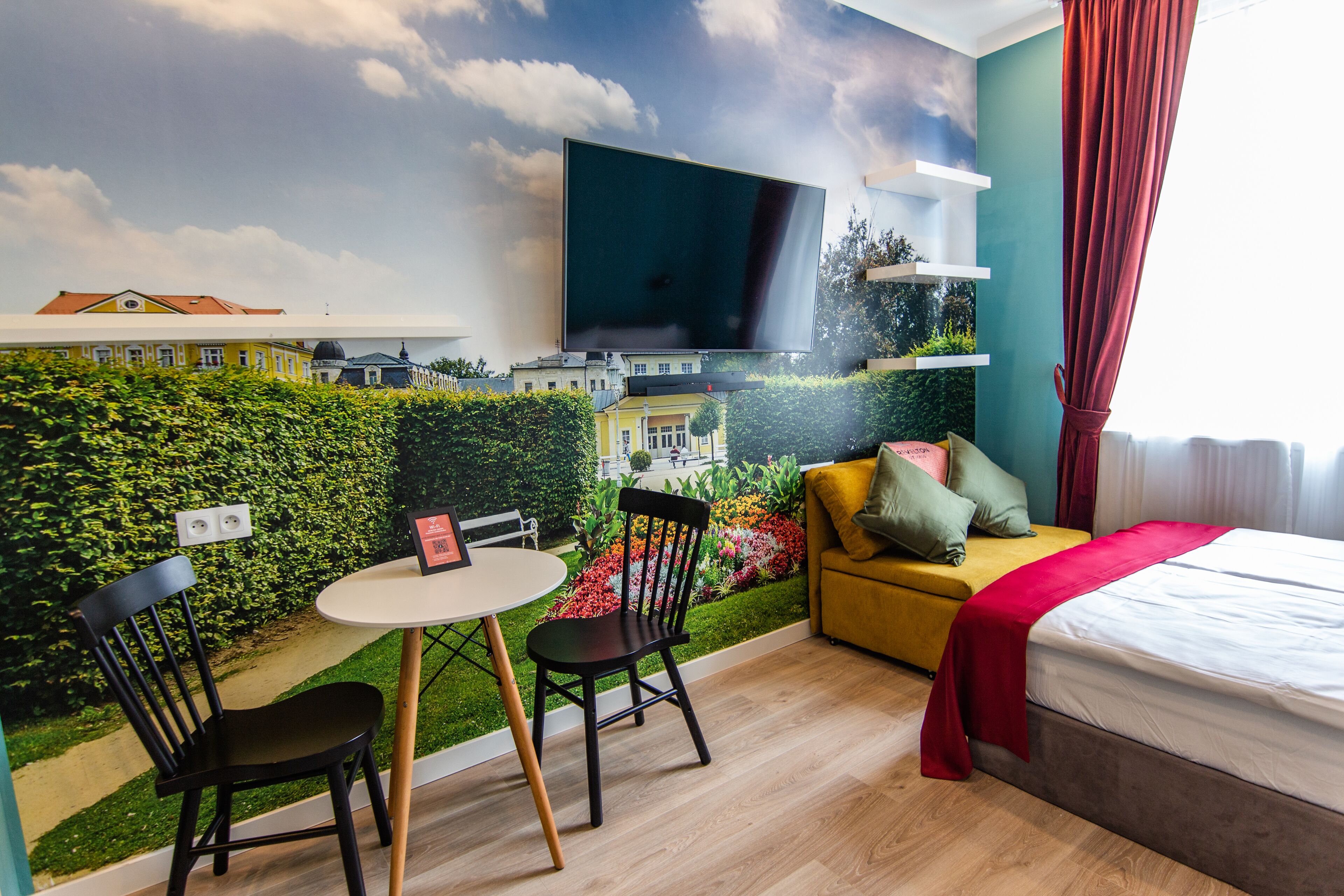 Modern Studio for 2 | Zona de estar | Una Smart TV, Netflix, servicios de streaming
