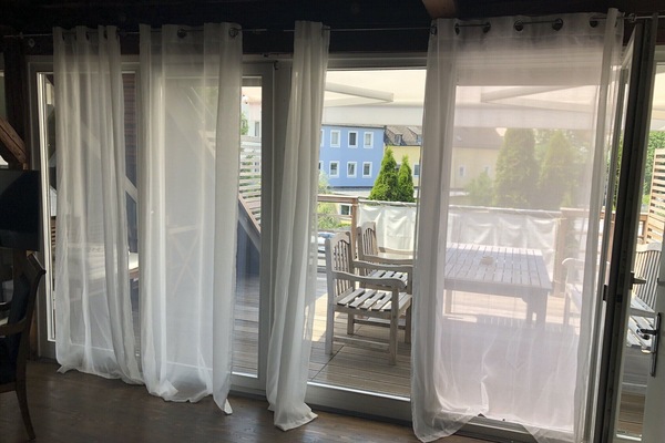 Blick von der Unterkunft