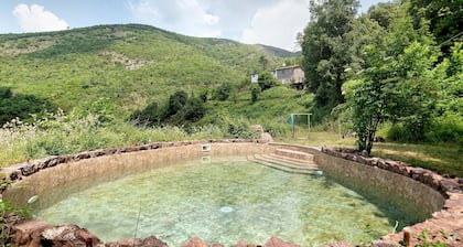Holiday Home 'Chalet Nel Bosco' with Sea View, Shared Pool and Wi-Fi
