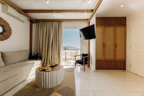 Luxury Suite with Private Jacuzzi | View from room - Aegean Palace (Naxos)