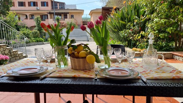 Restauration en plein air