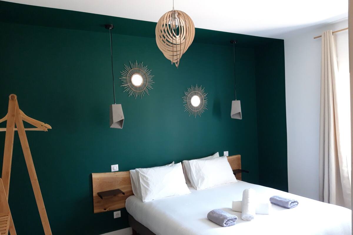 Blackout curtains, iron/ironing board (on request), free WiFi