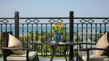 Vue sur la plage/l’océan