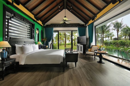 Two-Bedroom Pool Villa | 1 bedroom, premium bedding, down comforters, pillowtop beds