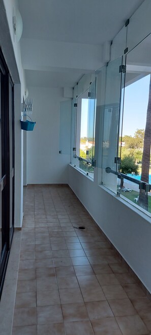 Blick von der Unterkunft