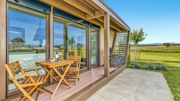 Family Studio, Mountain View (Riverside Suite Ane private beach) | Outdoor dining