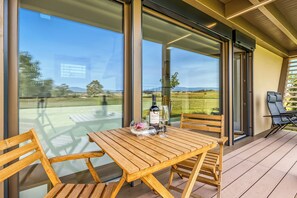 Family Studio, Mountain View (Riverside Suite Ane private beach) | Outdoor dining - Riverside Suite Mobile Homes (Metlika)