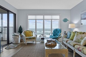 Condo, 3 Bedrooms | Living area - Maritime West (Pine Knoll Shores)
