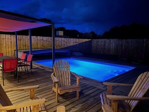Indoor pool, outdoor pool