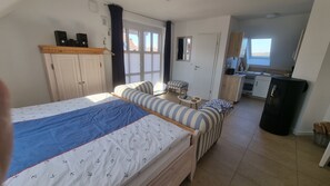 1 غرفة نوم وواي فاي مجانًا وملاءات أسرّة