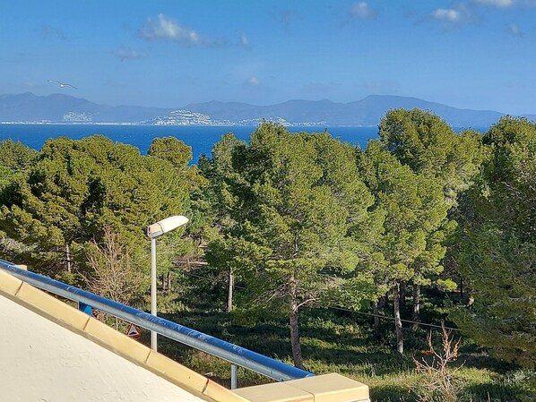 Blick von der Unterkunft