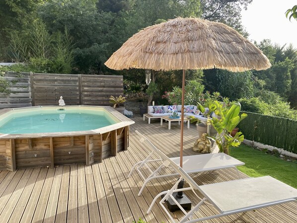 Alberca al aire libre 