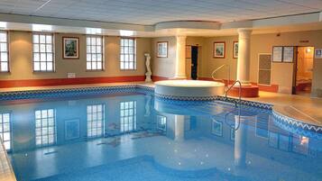 Indoor pool, outdoor pool