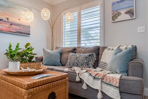 Smart TV, books - Villas By The Sea #2, Anna Maria Island Condo, one block from beach, heated pool (Bradenton Beach)