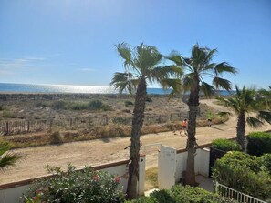 Property grounds - SEA FRONT T3 with direct beach & pool access ANCV holiday checks accepted (Saint-Cyprien)