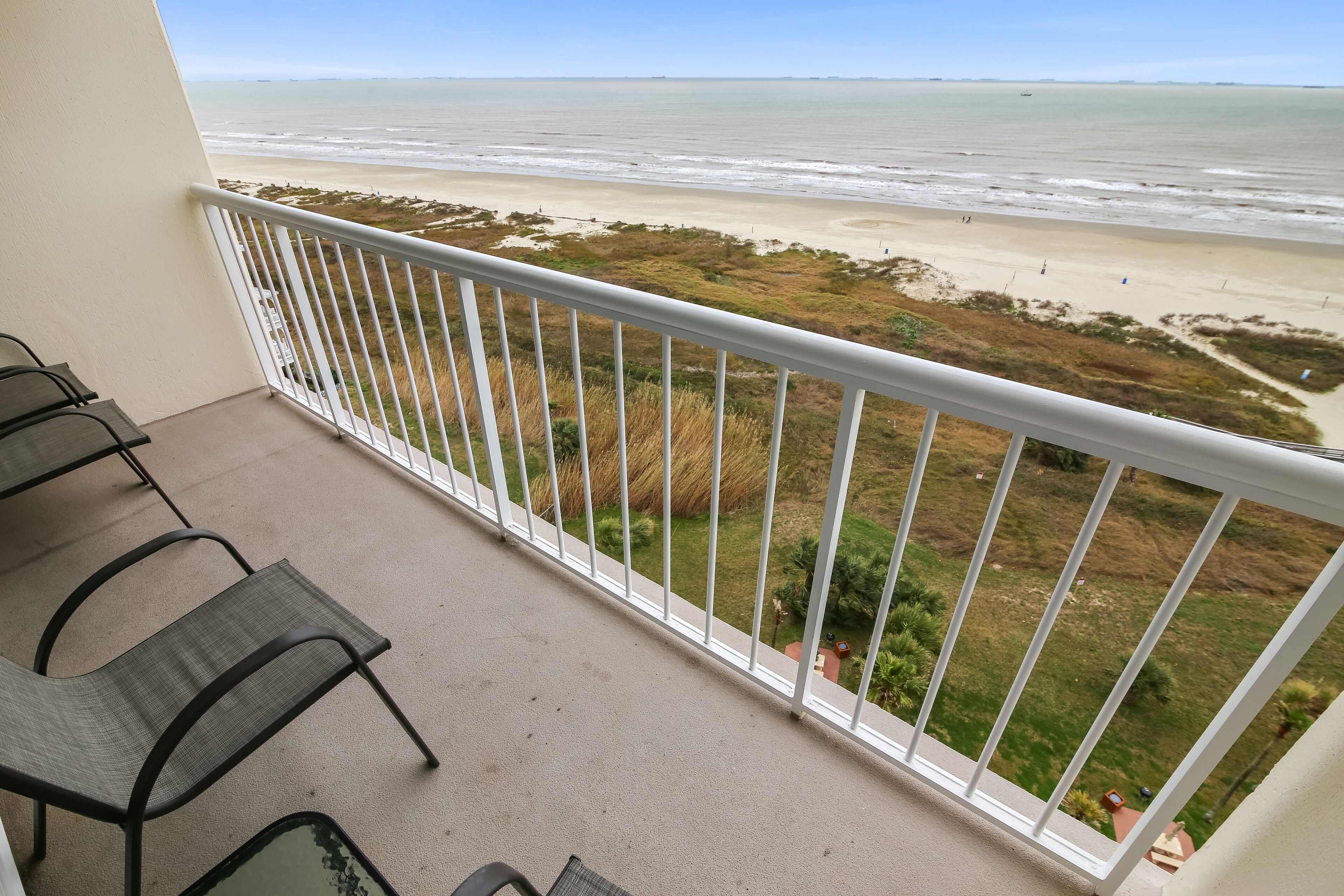 Beachfront Getaway | Private Balcony, Great Views!