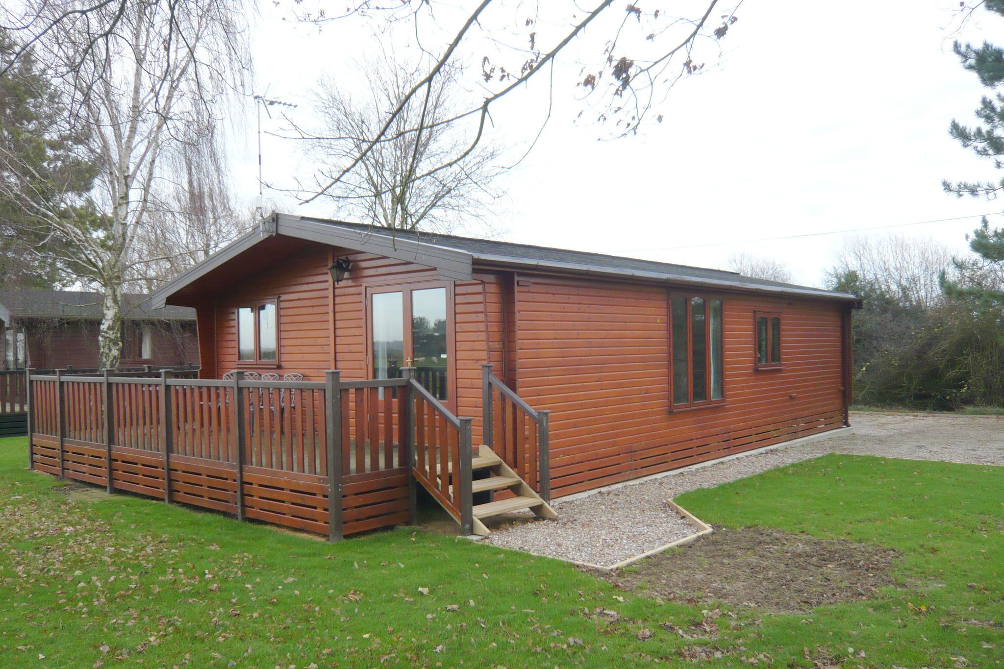 comfortable Cottage with Wooden Deck