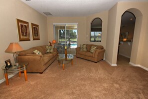 House, 4 Bedrooms | Living room - 1214 Ridgewood Lakes by Orlando Holiday Rental Homes (Davenport)