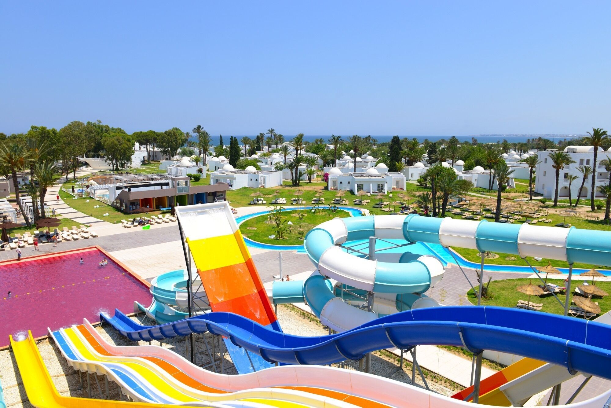 Indoor pool, seasonal outdoor pool, open open 24 hours, free cabanas