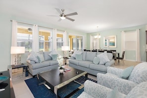Villa, 5 Bedrooms | Living room - 7032 Solterra Resort by Orlando Holiday Rental Homes (Davenport)