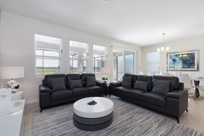 Villa, 5 Bedrooms | Living room - 8012 Solterra Resort by Orlando Holiday Rental Homes (Davenport)