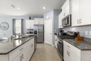 Villa, Multiple Beds | Private kitchen